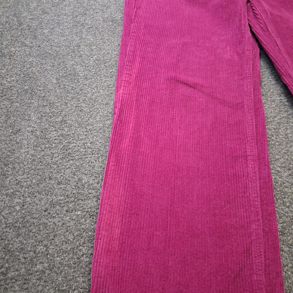 Empyre Tori Magenta Corduroy Pants Wide Leg High Rise Purple Womens Size 0 - Picture 13 of 15